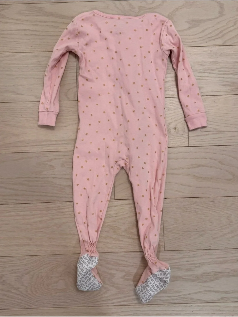 Carter's Pink Elephant Footed One-Piece 24M